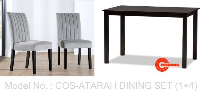 COS-ATARAH DINING SET (1+4)